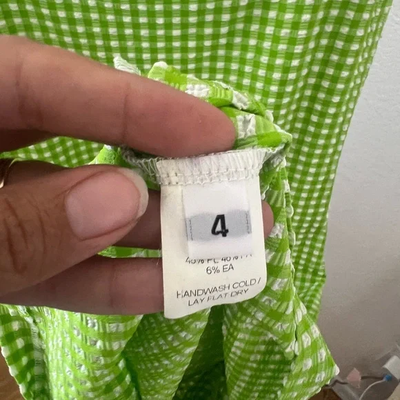 Maryam Nassir Zadeh Green Checkered Dress - Picture 5 of 9